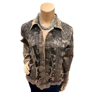 Vintage Flashback Embroidered Country Chic Jacket 💕✨🛍️🎆